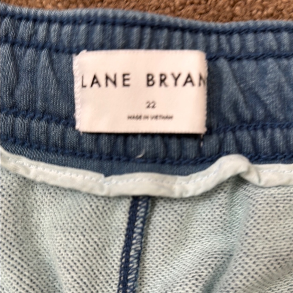 Lane Bryant Slate Blue Athletic Shorts - Picture 2 of 3